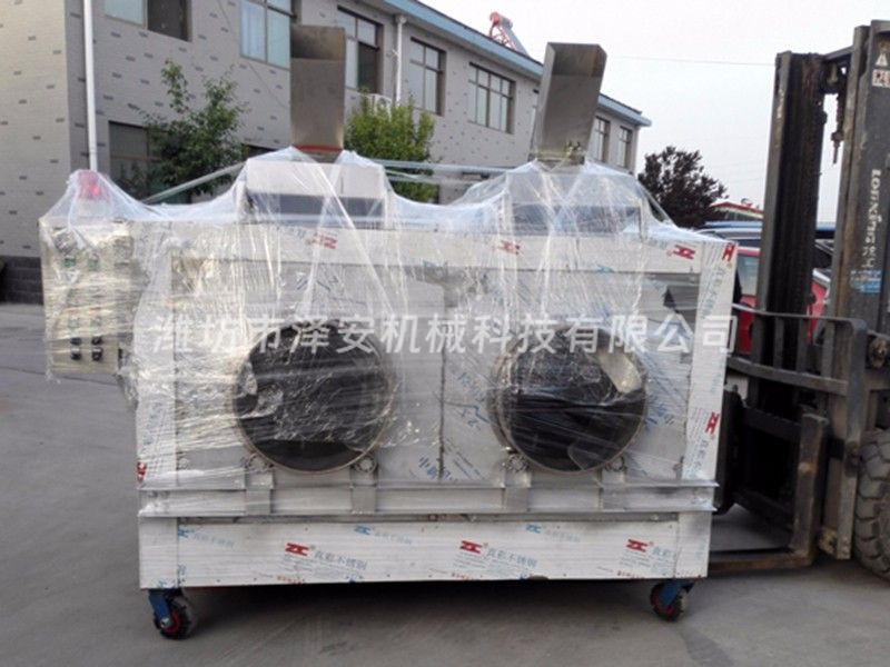 芝麻、花生雙筒旋轉(zhuǎn)烤爐1